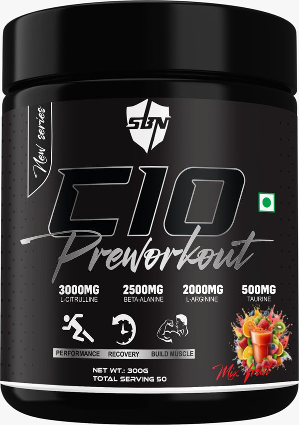 SBN C10 Preworkout | Fast Recovery | Performance