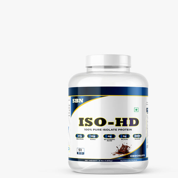 SBN ISO-HD | 100% Pure Isolate Protein | 27G Protein Per Serving